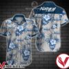 Natural Light Blue Tropical Floral Grey Hawaiian Shirt, Unique Gifts For Friends - Vesles2014S 1