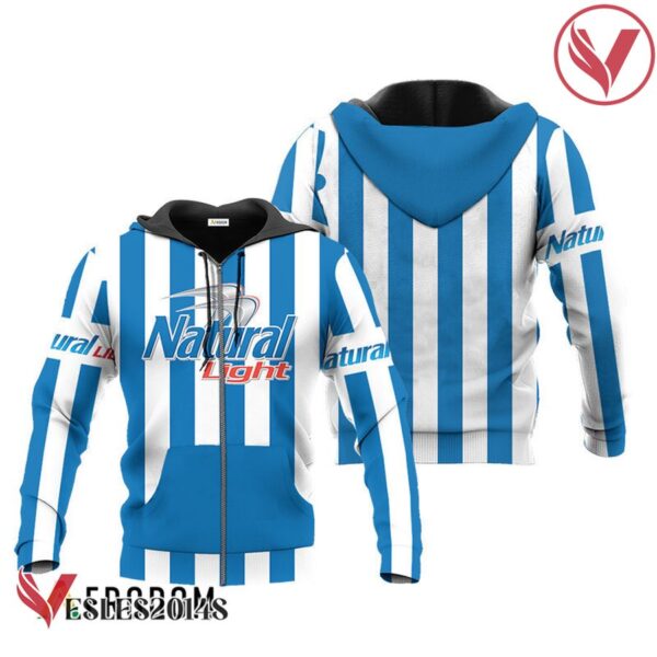 Natural Light Blue Vintage Striped Hoodie & Zip Hoodie - Vesles2014S 1