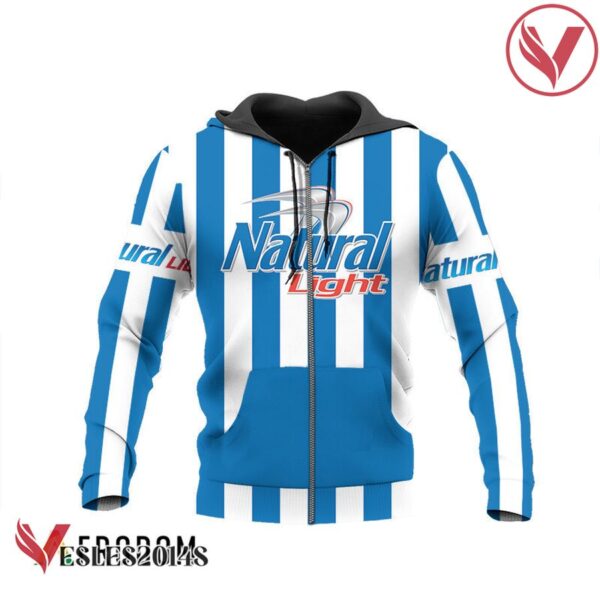 Natural Light Blue Vintage Striped Hoodie & Zip Hoodie - Vesles2014S 3