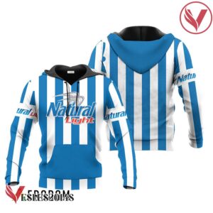 Natural Light Blue Vintage Striped Hoodie & Zip Hoodie - Vesles2014S