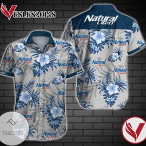 Natural Light Hawaiian Graphic Print Short Sleeve Hawaiian Casual Shirt Vesles2014S 1