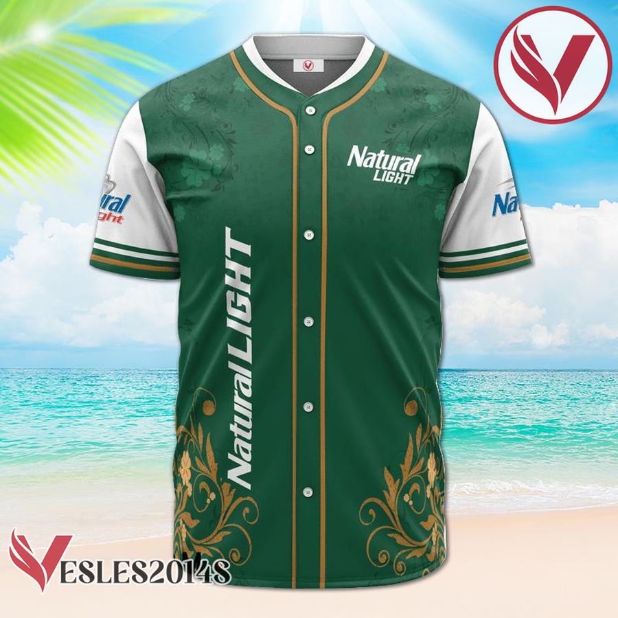 Natural Light St. Patrick's Day Leprechaun Baseball Jersey, Perfect Gifts For Fans - Vesles2014S 2