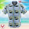 Nausicaa of the Valley of the Wind Studio Ghibli Hawaiian Button Up Shirt, Perfect Gifts For Anime Lovers - Vesles2014S