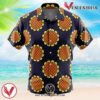 Navy Blue Monkey D. Luffy Lucy Dressrosa One Piece Hawaiian Button Up Shirt, Perfect Gifts For Anime Lovers - Vesles2014S