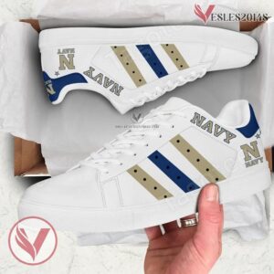 Navy Midshipmen Print Stan Smith Shoes, Best Sneaker For Fans - Vesles2014s 1