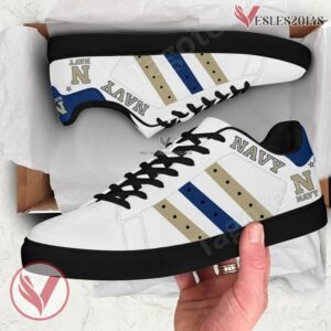 Navy Midshipmen Print Stan Smith Shoes, Best Sneaker For Fans - Vesles2014s