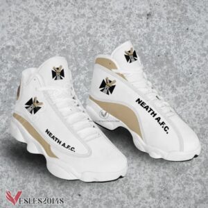 Neath FC Logo Air Jordan 13 Shoes, Best Sneaker Gifts For Fans - Vesles2014s