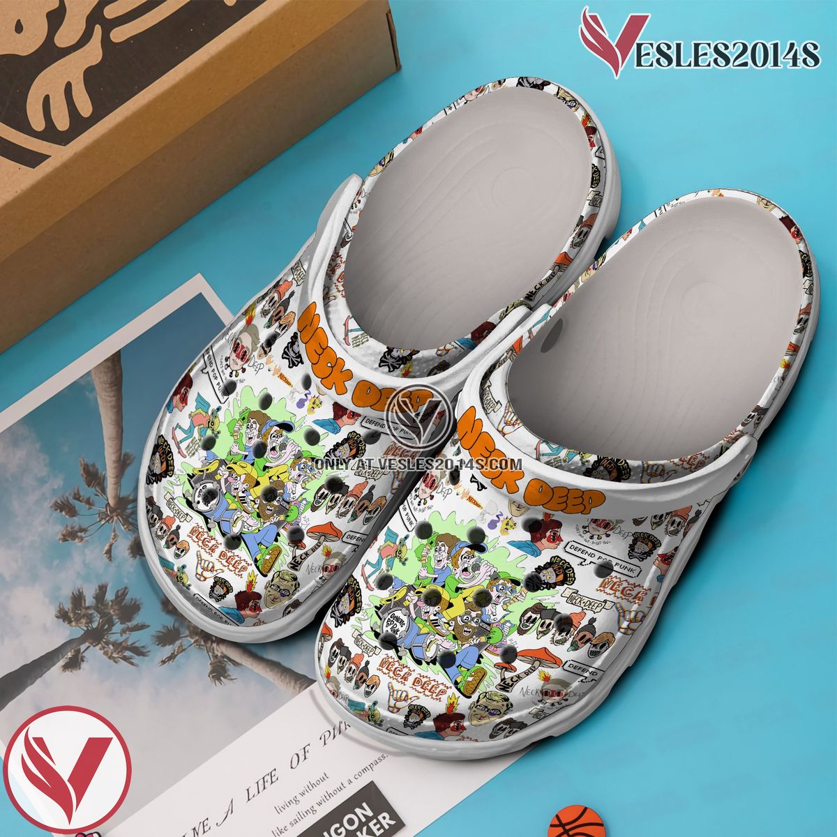 Neck Deep Music Crocs Crocband Clogs Shoes, Unique Gifts For Fans Style 1 - Vesles2014S 2