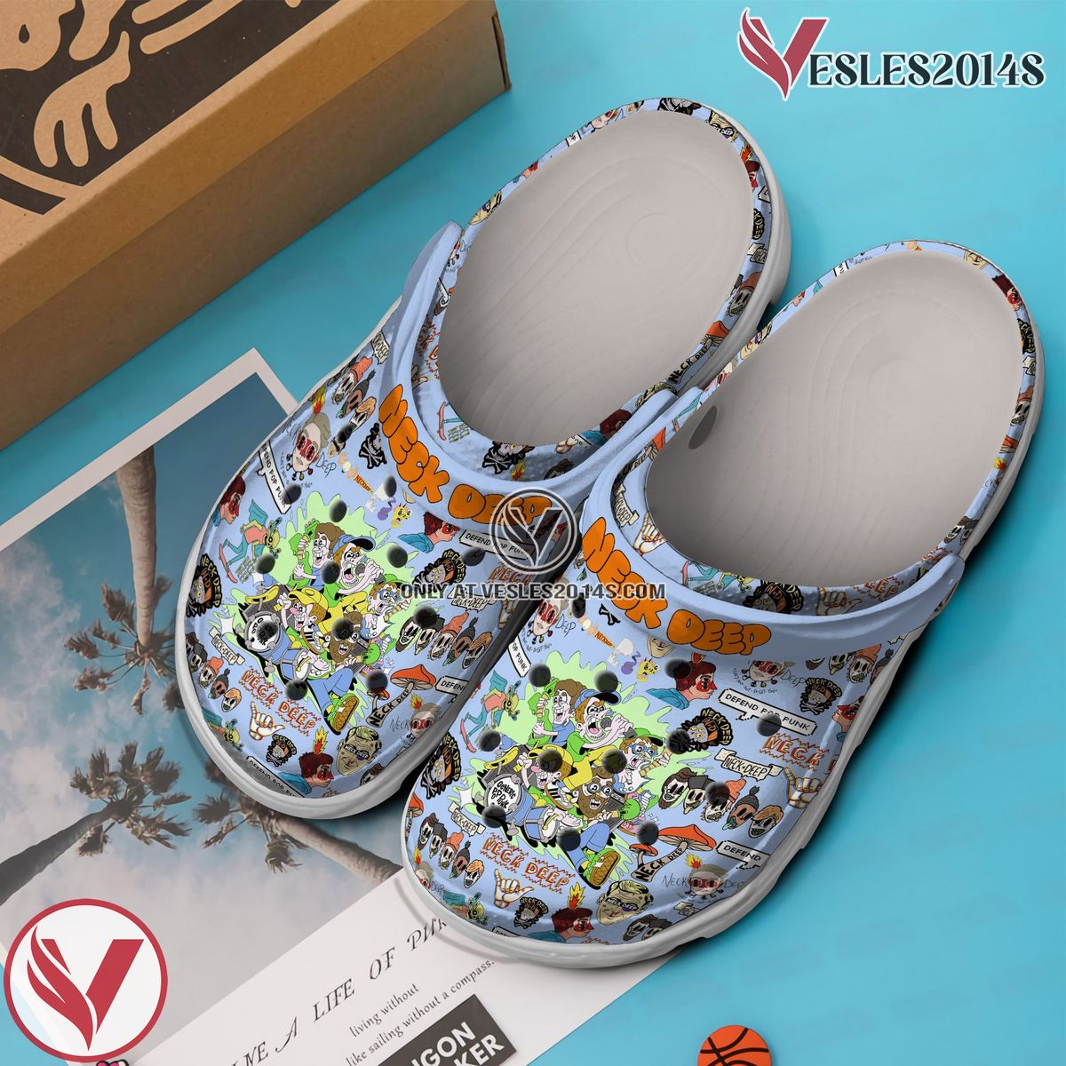 Neck Deep Music Crocs Crocband Clogs Shoes, Unique Gifts For Fans Style 2 - Vesles2014S 2