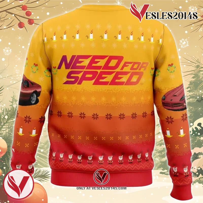 Need For Christmas Need For Speed Ugly Christmas Sweater, Unique Christmas Gift For Fans - Vesles2014S 1