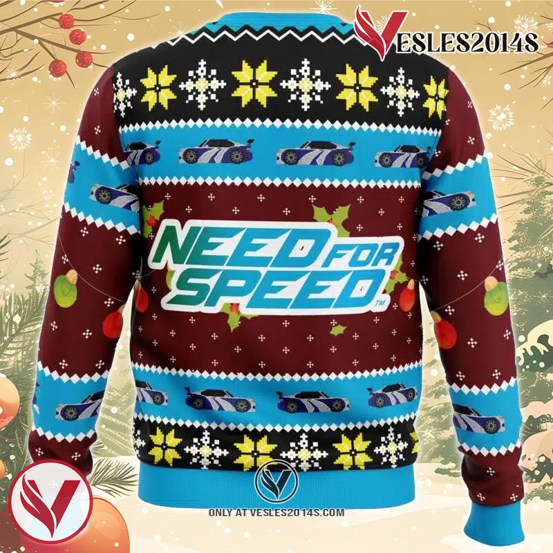 Need For Speed Ugly Christmas Sweater, Unique Christmas Gift For Fans - Vesles2014S 1