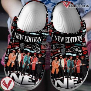 New Edition Band Music Crocs Crocband Clogs Shoes, Unique Gifts For Fans Style 2 - Vesles2014S