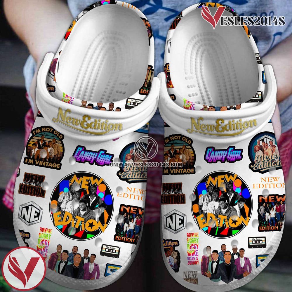 New Edition Group Music Crocs Crocband Clogs Shoes, Unique Gifts For Fans - Vesles2014S