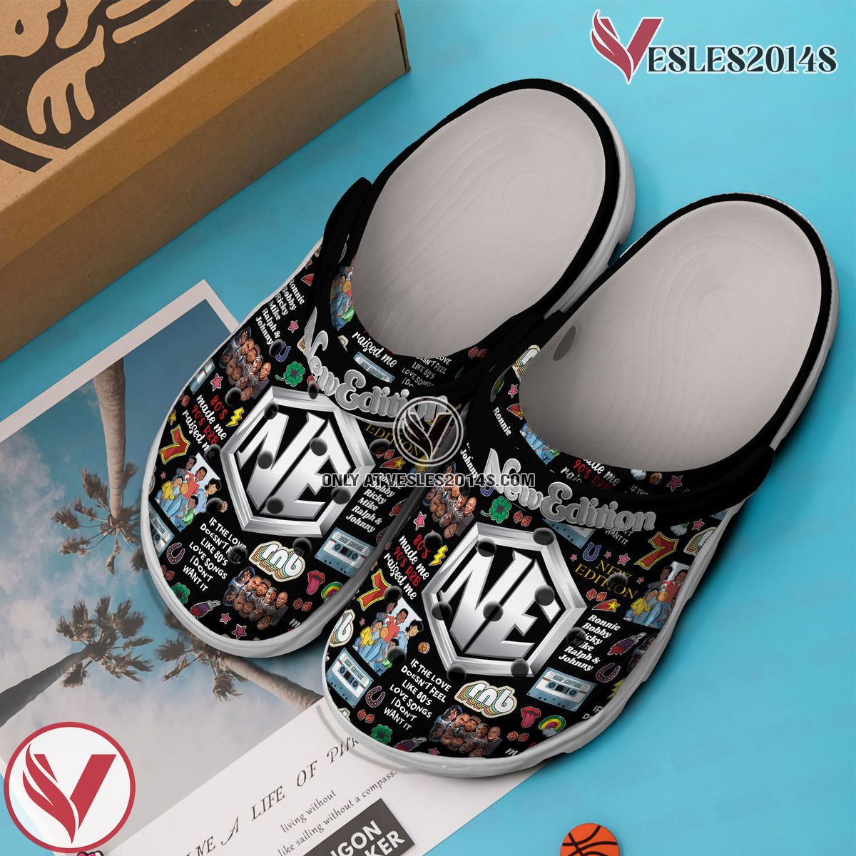New Edition Music Crocs Crocband Clogs Shoes, Unique Gifts For Fans Style 2 - Vesles2014S 3