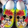 New Hippie Mickey Mouse Cartoon Crocs Crocband Shoes Clogs Custom Name For Men Women And Kids, Unique Gift From  Vesles2014S