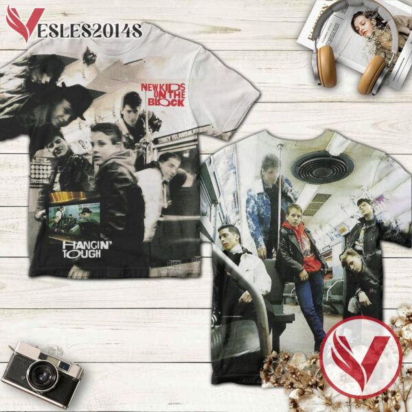 New Kids On The Block Hangin' Tough Album Cover Shirt, Perfect Gifts For Music Lovers - Vesles2014S