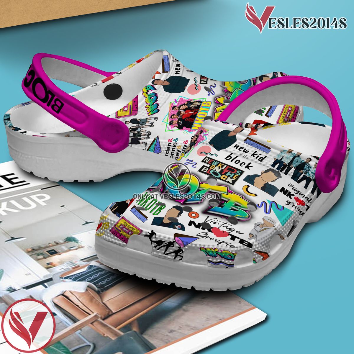 New Kids On The Block Music Crocs Crocband Clogs Shoes, Unique Gifts For Fans Style 1 - Vesles2014S 3