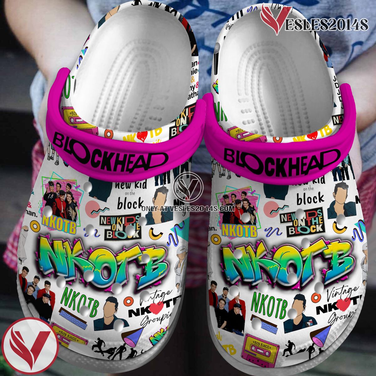 New Kids On The Block Music Crocs Crocband Clogs Shoes, Unique Gifts For Fans Style 1 - Vesles2014S