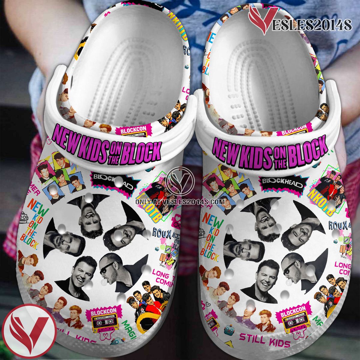 New Kids On The Block Music Crocs Crocband Clogs Shoes, Unique Gifts For Fans Style 4 - Vesles2014S