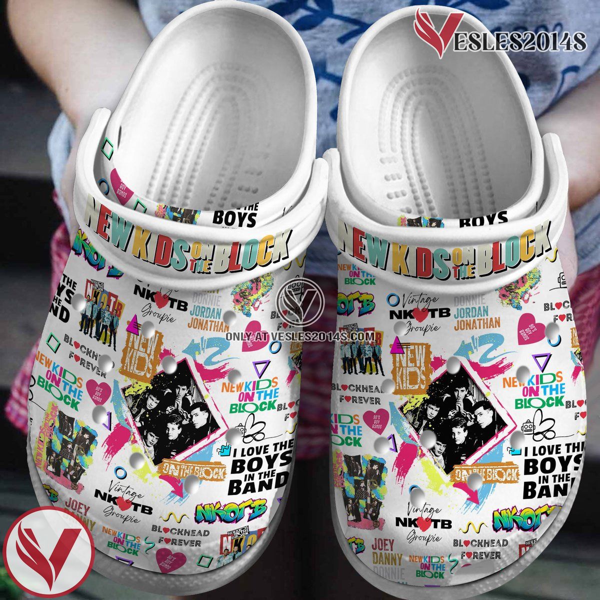 New Kids On The Block Music Crocs Crocband Clogs Shoes, Unique Gifts For Fans Style 9 - Vesles2014S