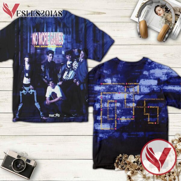 New Kids On The Block No More Game The Remix Album Shirt, Perfect Gifts For Music Lovers - Vesles2014S