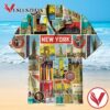 New York Casual Hawaiian Shirt, Best Gifts For Summer Vesles2014S