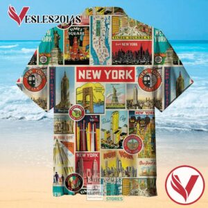 New York Casual Hawaiian Shirt, Best Gifts For Summer Vesles2014S 2