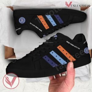 New York City FC Print Stan Smith Shoes, Best Sneaker For Fans - Vesles2014s