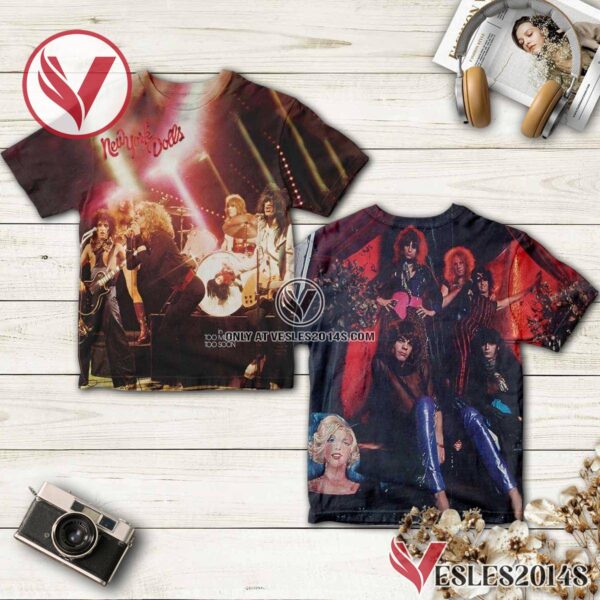 New York Dolls In Too Much Too Soon Album Cover Shirt, Unique Gifts For Music Lovers - Vesles2014S