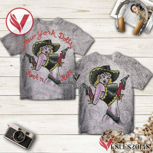 New York Dolls Rock’n Roll Album Cover Shirt, Unique Gifts For Music Lovers - Vesles2014S