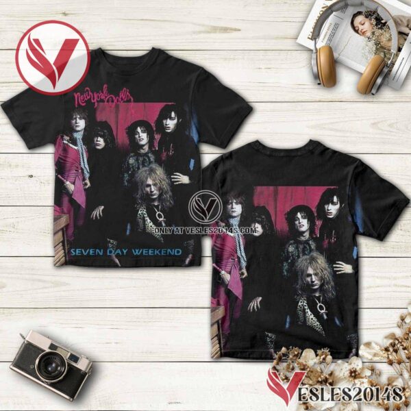 New York Dolls Seven Day Weekend Album Cover Shirt, Unique Gifts For Music Lovers - Vesles2014S