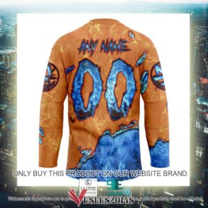 New York Islanders Blood Personalized Hockey Jersey Shirt, Trending Gifts For Fans - Vesles2014s 3