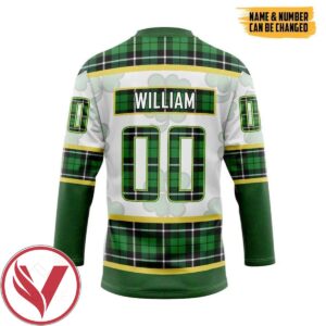New York Islanders St Patrick Day Custom Name Custom Number Hockey Jersey, Trending Gifts For Fans - Vesles2014s 1