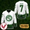 New York Rangers 2022 St Patrick Day Custom Name Custom Number Hockey Jersey, Trending Gifts For Fans - Vesles2014s