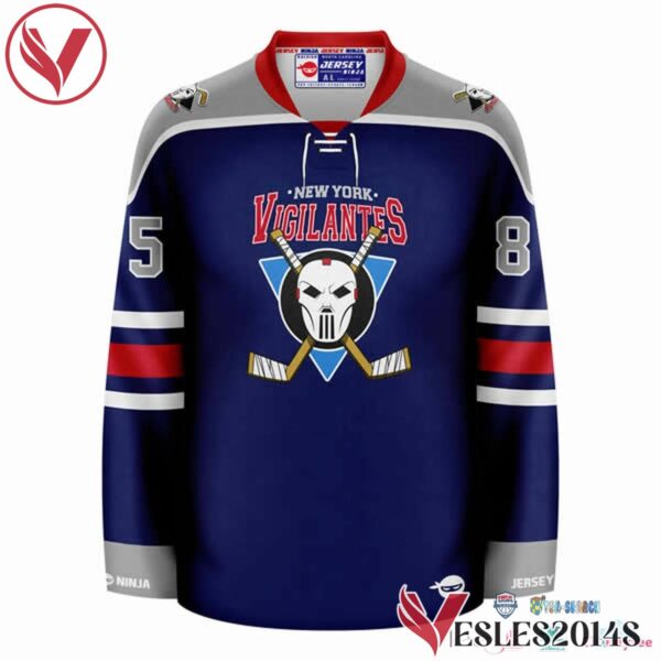 New York Vigilantes Casey Jones Personalized Hockey Jersey, Trending Gifts For Fans - Vesles2014s 2