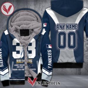 New York Yankees Hall Of Fame Larry Walker 33 1989 2005 Signature Personalized 3D Fleece Hoodie, Best Outfit For Fans Sport - Vesles2014S 1