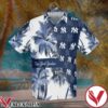 New York Yankees Logo Palm Tree Hawaiian Shirt, Unique Gifts For Friends - Vesles2014S 1