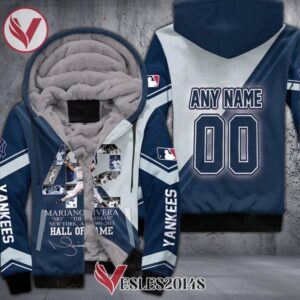New York Yankees Mariano Rivera Sandman 42 Hall Of Fame Signed Personalized 3D Fleece Hoodie, Best Outfit For Fans Sport - Vesles2014S 1