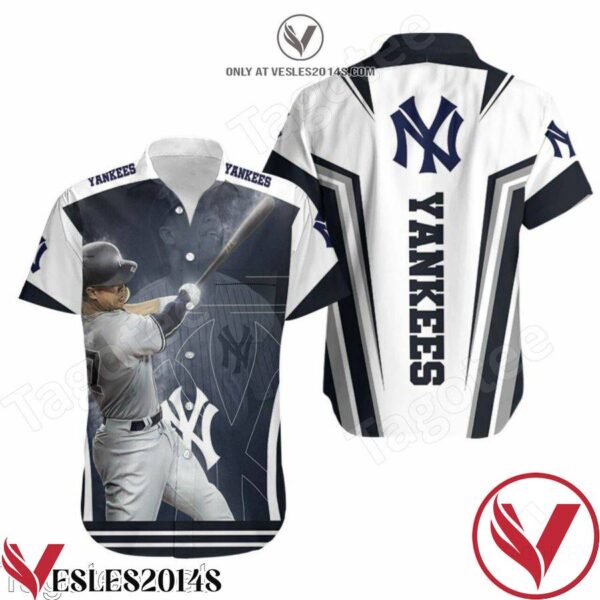 New York Yankees Mickey Mantle Hawaiian Shirt, Unique Gifts For Friends - Vesles2014S 1