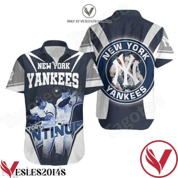 New York Yankees The Story Continues Hawaiian Shirt, Unique Gifts For Friends - Vesles2014S 1