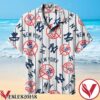 New York Yankees Thin Stripes Navy On White Vertical Hawaiian Shirt, Unique Gifts For Friends - Vesles2014S 1