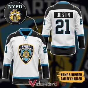 New York police Department Custom Hockey Jersey, Trending Gifts For Fans - Vesles2014s 2
