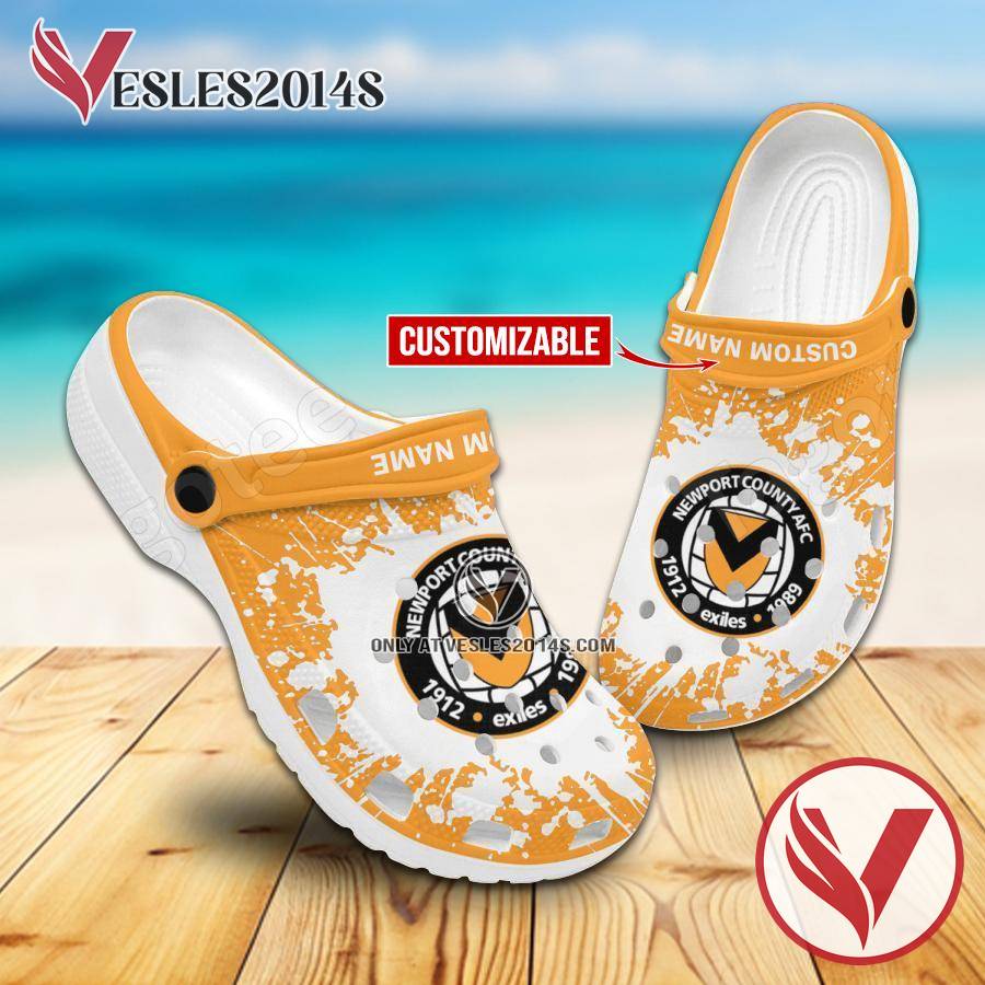 Newport County Crocs Shoes For Men And Women, Unique Clogs Shoes For Fans - Vesles2014S