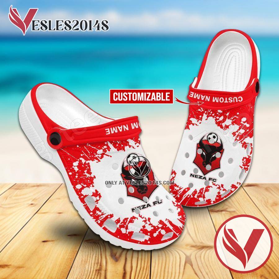 Neza FC Logo Custom Crocs Shoes For Men And Women, Unique Clogs Shoes For Fans - Vesles2014S