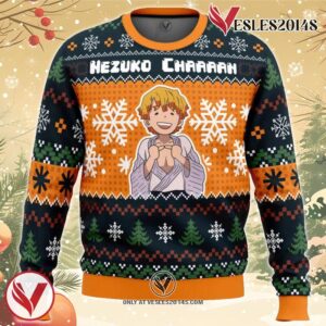 Nezuko Chaaaan Demon Slayer Ugly Christmas Sweater, Unique Christmas Gift For Fans - Vesles2014S
