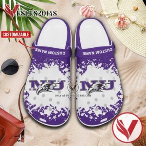 Niagara Purple Eagles Logo Crocs Shoes For Men And Women, Unique Clogs Shoes For Fans - Vesles2014S 1