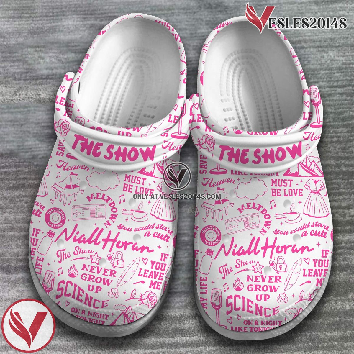 Niall Horan One Direction Band Music Crocs Crocband Clogs Shoes, Unique Gifts For Fans Style 10 - Vesles2014S 2