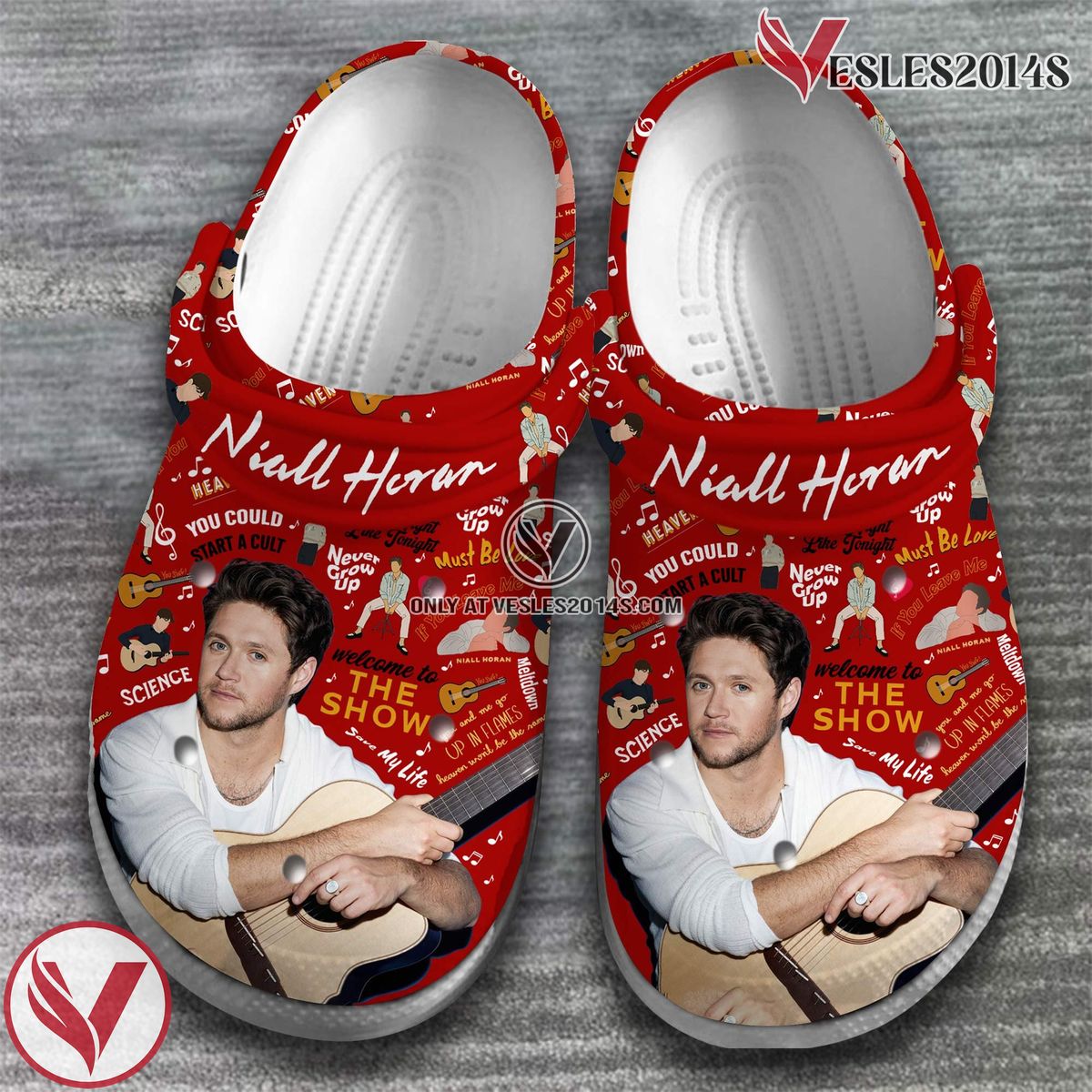 Niall Horan One Direction Band Music Crocs Crocband Clogs Shoes, Unique Gifts For Fans Style 8 - Vesles2014S 2