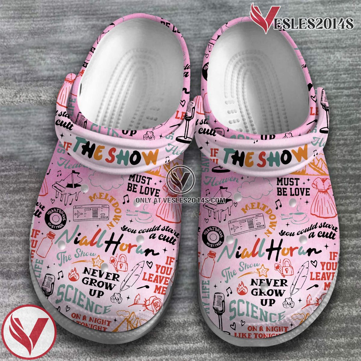 Niall Horan One Direction Band Music Crocs Crocband Clogs Shoes, Unique Gifts For Fans Style 9 - Vesles2014S 2