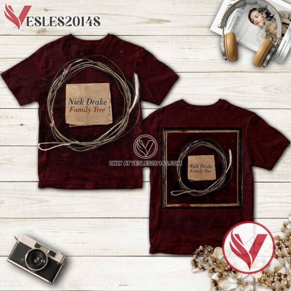 Nick Drake Family Tree Album Cover Shirt, Unique Gifts For Music Lovers - Vesles2014S